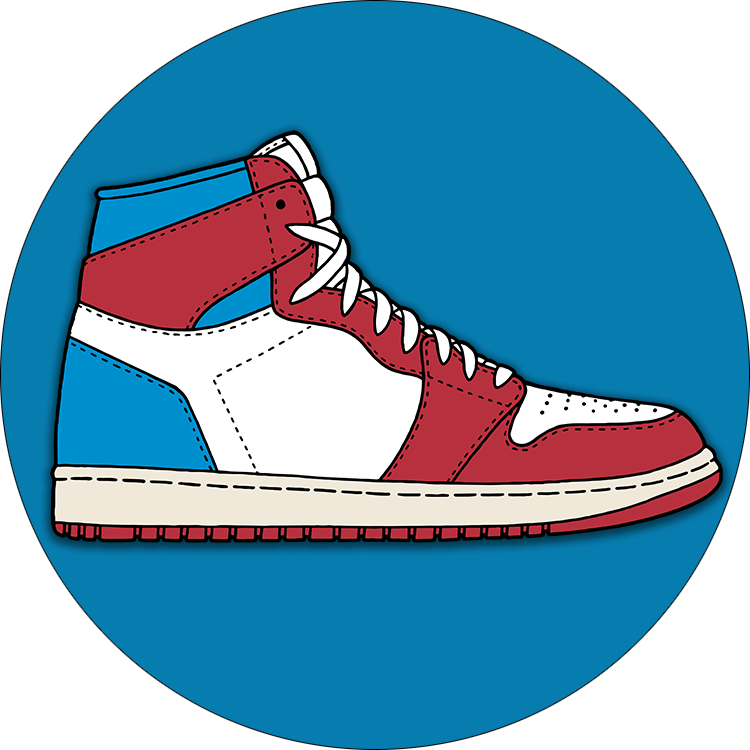 High OG University Red Dark Powder Blue 1s