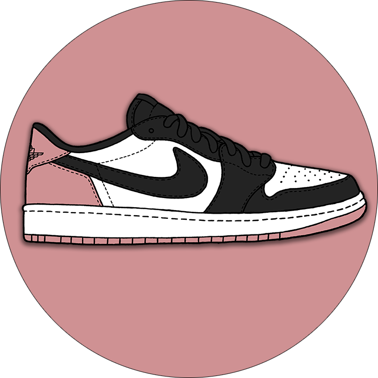 Low OG Rust Pink 1s