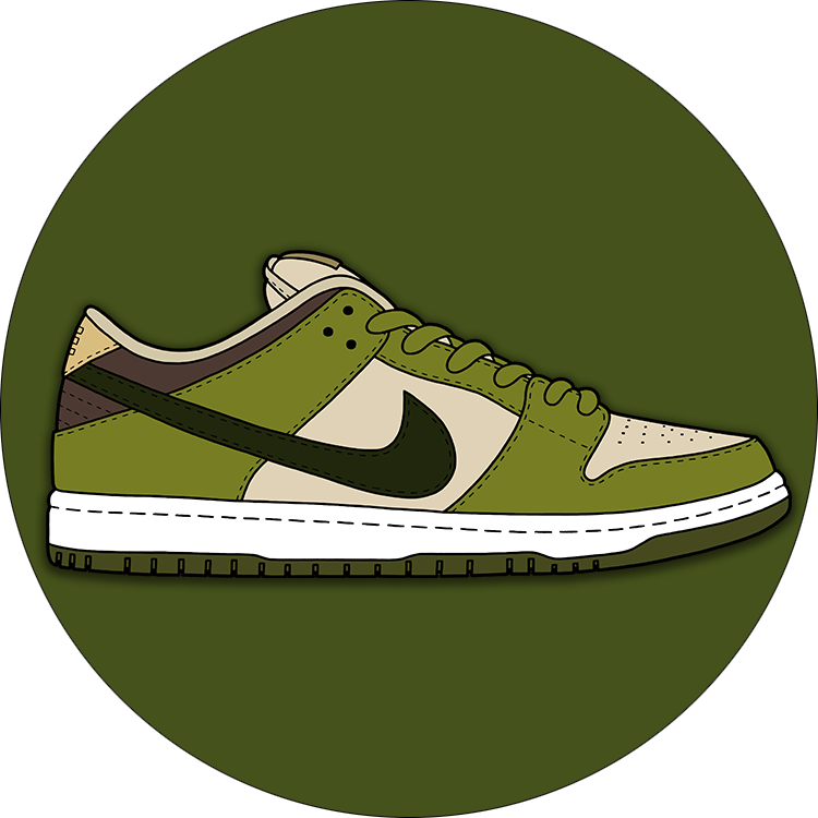 SB Dunk Low Asparagus
