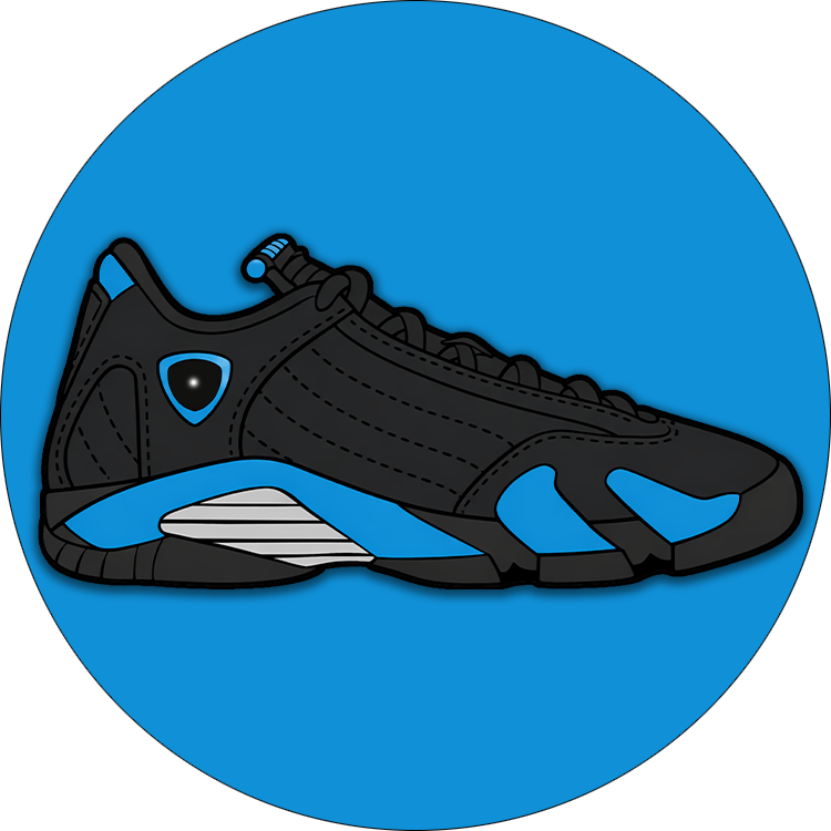 Black University Blue 2026 14s