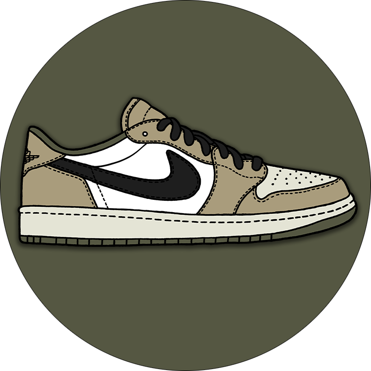 Low OG Medium Olive 1s