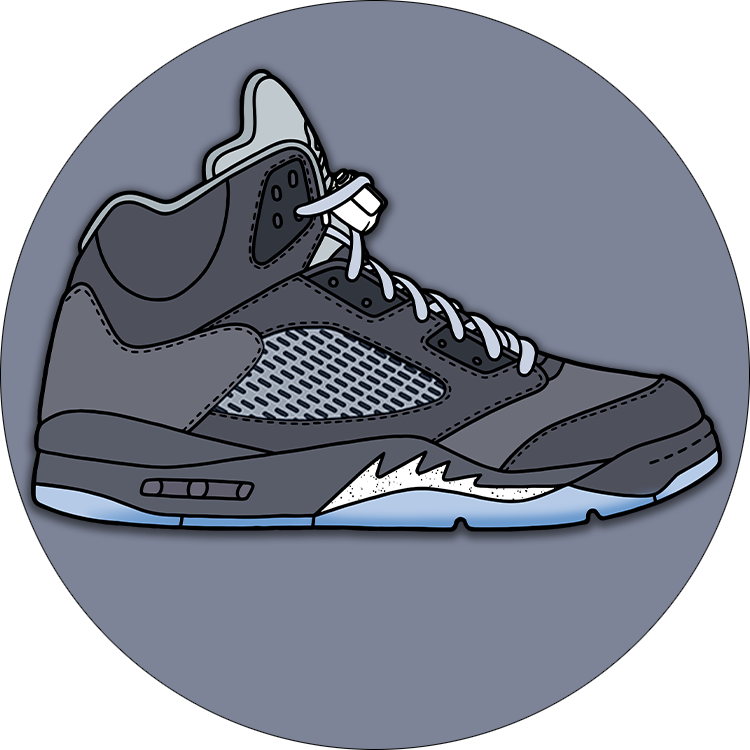 Retro Wolf Grey 5s