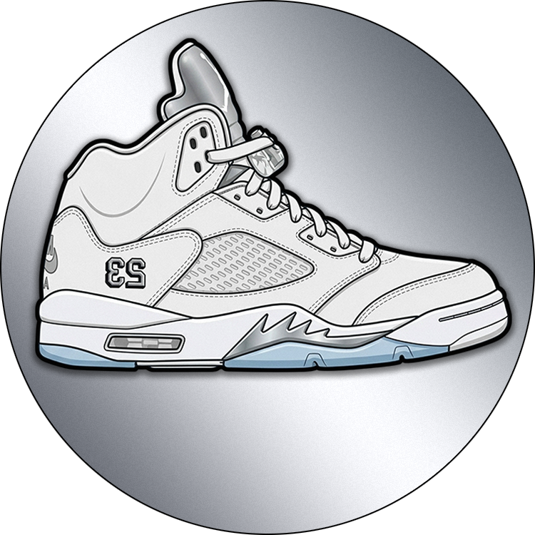 White Metallic 2026 5s